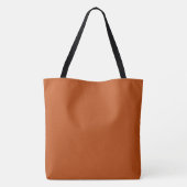Romantisch gebrand Sinaasappel 40ste bruiloft Jubi Tote Bag (Achterkant)