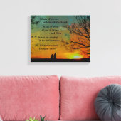 romantisch gedicht - Rubaiyat van Omar Khayyam Canvas Afdruk (Insitu (Woonkamer))