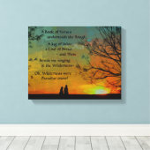 romantisch gedicht - Rubaiyat van Omar Khayyam Canvas Afdruk (Insitu (Houten vloer))