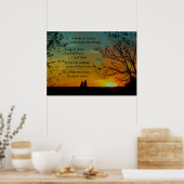 romantisch gedicht - Rubaiyat van Omar Khayyam Poster (Keuken)