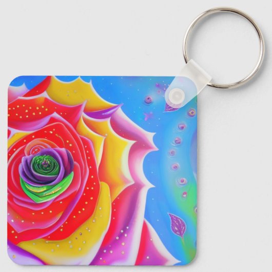 romantisch gedicht sleutelhanger (Achterkant)