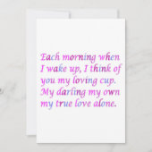 Romantisch gedicht voor je ware liefde gemengde kl (Voorkant)