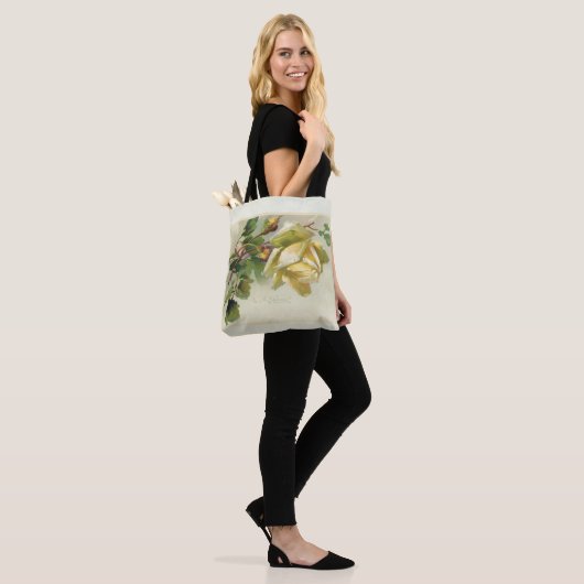Romantisch Geel  Rozen Tote Bag (Op model)