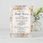 Romantisch geel rozen Vrijgezellenfeest Kaart (Staand voorkant)