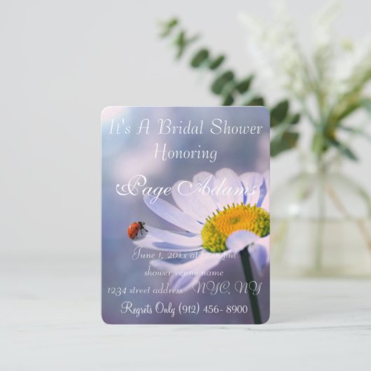 Romantisch geluk lieveheersbeestje Vrijgezellenfee Kaart (Staand voorkant)