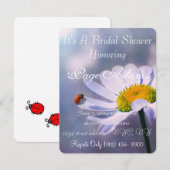 Romantisch geluk lieveheersbeestje Vrijgezellenfee Kaart (Voorkant / Achterkant)