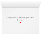 Romantisch Gelukkig Jubileum Paar Holding Handen (Binenzijde Horizontaal (Onderkant))