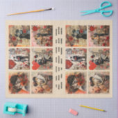 Romantisch Gemengde Media Achtergrond Koppel Valen Tissuepapier (Craft)