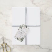 Romantisch geometrisch frame bedanklabel cadeaulabel (Met Touw)