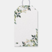 Romantisch geometrisch frame bedanklabel cadeaulabel (Achterkant)