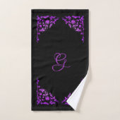 Romantisch, gepersonaliseerd bad handdoek (Handdoek)
