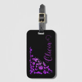 Romantisch,  gepersonaliseerd bagagelabel (Voorkant (verticaal))