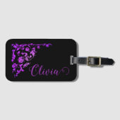 Romantisch,  gepersonaliseerd bagagelabel (Voorkant (horizontaal))