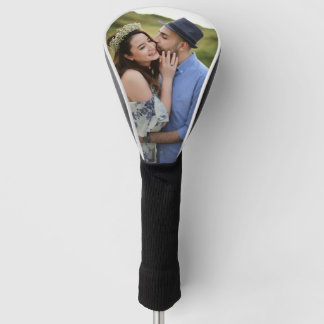 Romantisch gepersonaliseerd fotokado voor koppels golfheadcover