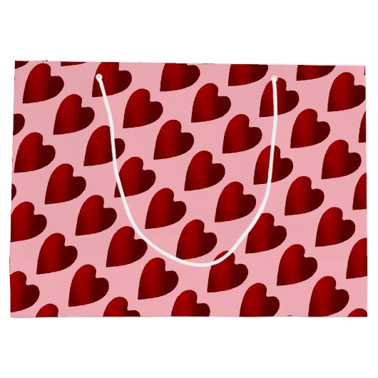 Romantisch gepersonaliseerd hart large cadeautasje (Achterkant)