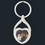 Romantisch gepersonaliseerd Sleutelhanger van het<br><div class="desc">Een lief geschenk om te zeggen dat ik van je hou,  voeg je favoriete foto van jou en je vriend of vriendin toe aan deze mooie sleutelhanger in het aangepaste gebied.</div>