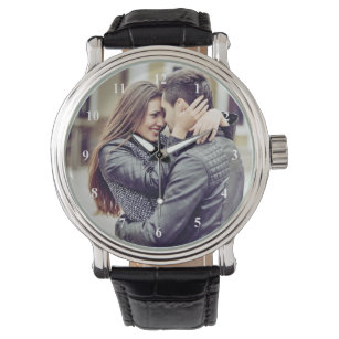 Romantisch geschenk   Uw persoonlijke foto met cij Horloge
