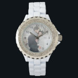 Romantisch geschenk | Uw persoonlijke foto met cij Horloge<br><div class="desc">Dit prachtige horloge beschikt over uw eigen persoonlijke foto,  voor een romantisch cadeau dat ze zal koesteren. Er is ook een versie beschikbaar in deze winkel zonder de nummers.</div>