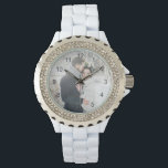 Romantisch geschenk | Uw persoonlijke foto met cij Horloge<br><div class="desc">Dit prachtige horloge beschikt over uw eigen persoonlijke foto,  voor een romantisch cadeau dat ze zal koesteren. Er is ook een versie beschikbaar in deze winkel zonder de nummers.</div>