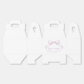 Romantisch geschetste boog | Lila liefde is zoet Bedankdoosjes (Ongevouwen)