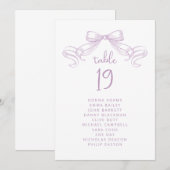 Romantisch geschetste boog | Lila Zitting Chart Ka (Voorkant / Achterkant)