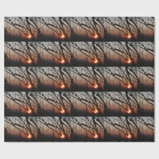 Romantisch Glossy Wrapping Papier, 30 in x 6 ft Cadeaupapier (Vlak)