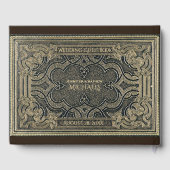Romantisch Gold gastboek Gastenboek (Achterkant)