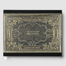 Romantisch Gold  gastboek