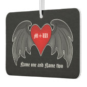 Romantisch gothic hart | Valentijnse +dag Luchtverfrisser (Links)