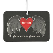 Romantisch gothic hart | Valentijnse +dag Luchtverfrisser (Voorkant)