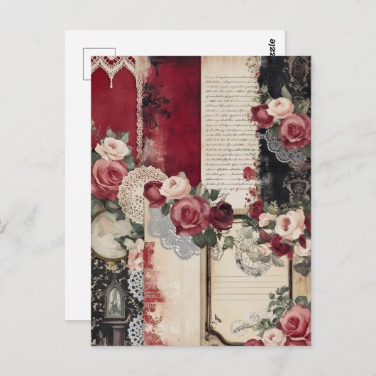 Romantisch gotisch grillig  Briefkaart (Voorkant / Achterkant)