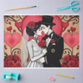 Romantisch gotisch tissuepapier (Craft)