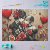 Romantisch gotisch tissuepapier (Craft)