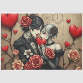 Romantisch gotisch tissuepapier