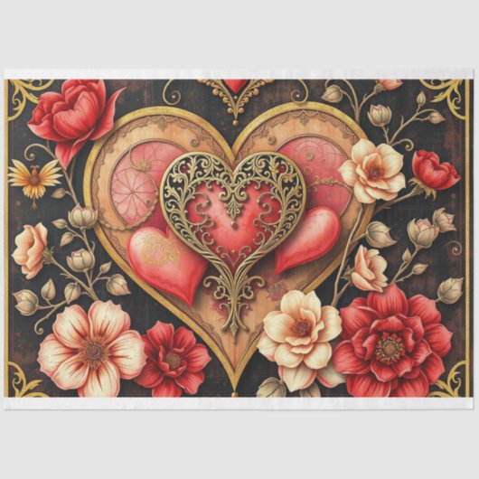 Romantisch gotisch tissuepapier (Voorkant)