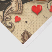 Romantisch gotisch tissuepapier (Detail)