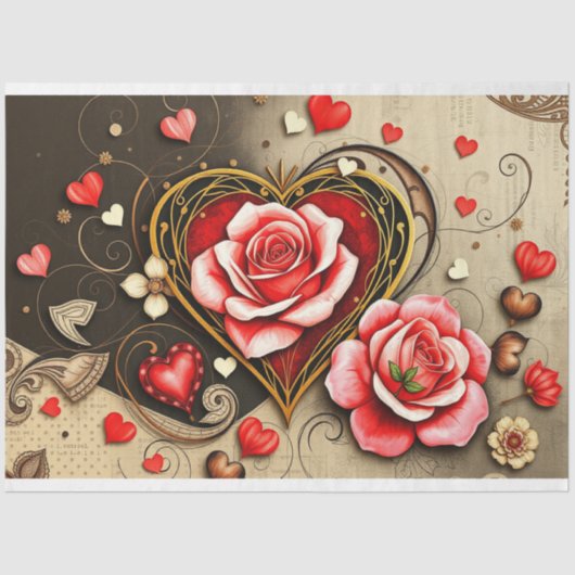 Romantisch gotisch tissuepapier (Voorkant)