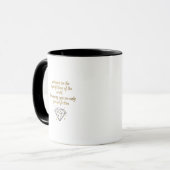 Romantisch Goud & Diamant Mok (Voorkant links)