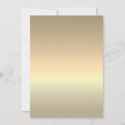 Romantisch Goud Smaragd Groen Bruiloft Uitnodiging (Achterkant)