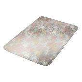 Romantisch, goud, Teal,, Aquarel, Chic, Bloem Badmat (Gekanteld)