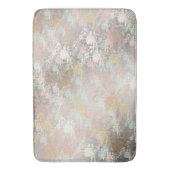 Romantisch, goud, Teal,, Aquarel, Chic, Bloem Badmat (Voorkant Verticaal)