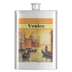 Romantisch Gouden Uur Venetië Italië Vintage Reis  Flacon