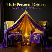 Romantisch goudkatholiek kruis met gouden folie bad handdoek