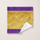 Romantisch goudkatholiek kruis met gouden folie bad handdoek (Wasdoekje)