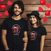 Romantisch Grappig Rood Smeltend Hart Valentijnsda T-shirt