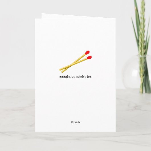 Romantisch Grappig Valentijn Kaart (Achterkant)