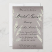 Romantisch Grijs Koraal Bloemen Vrijgezellenfeest Kaart (Achterkant)