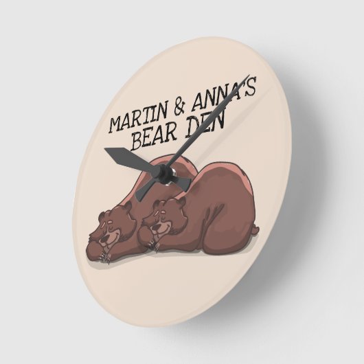 ROMANTISCH GRIZZLY BEER DEN RONDE KLOK (Hoek)