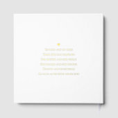 Romantisch groen Elegante bruiloft bewerkbare kleu Gastenboek (Achterkant)