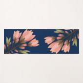 Romantisch groen en roze bloemen yogha mat (Voorkant (horizontaal))